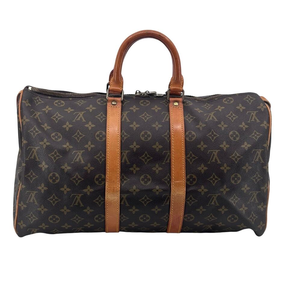 Louis Vuitton LV Monogram Keepall 45 Duffle Bag